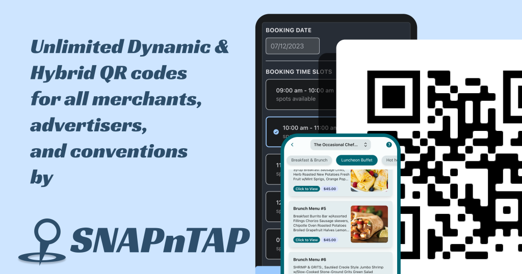 Dynamic and Hybrid QR Codes by SNAPnTAP